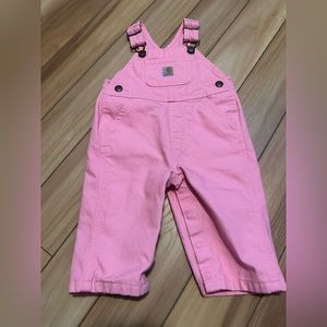 Baby Girl Carhartt Overalls, 6 months